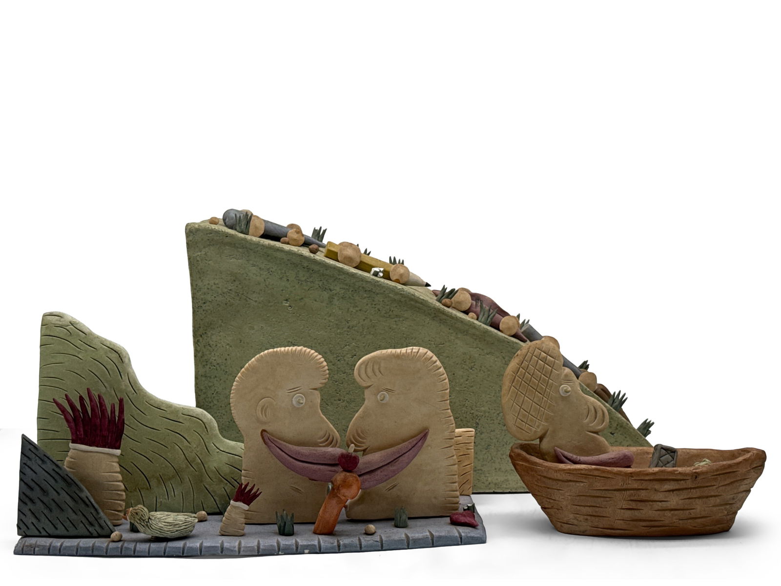 Tom Rippon. Three Pieces of Studio Pottery. (1 of 11)