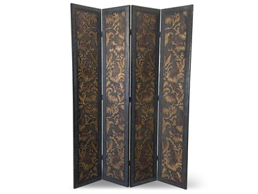 Contemporary Decorator Four Panel Room Divider