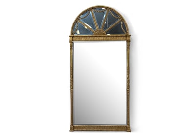 Large Friedman Brothers Gilt Fanlight Wall Mirror