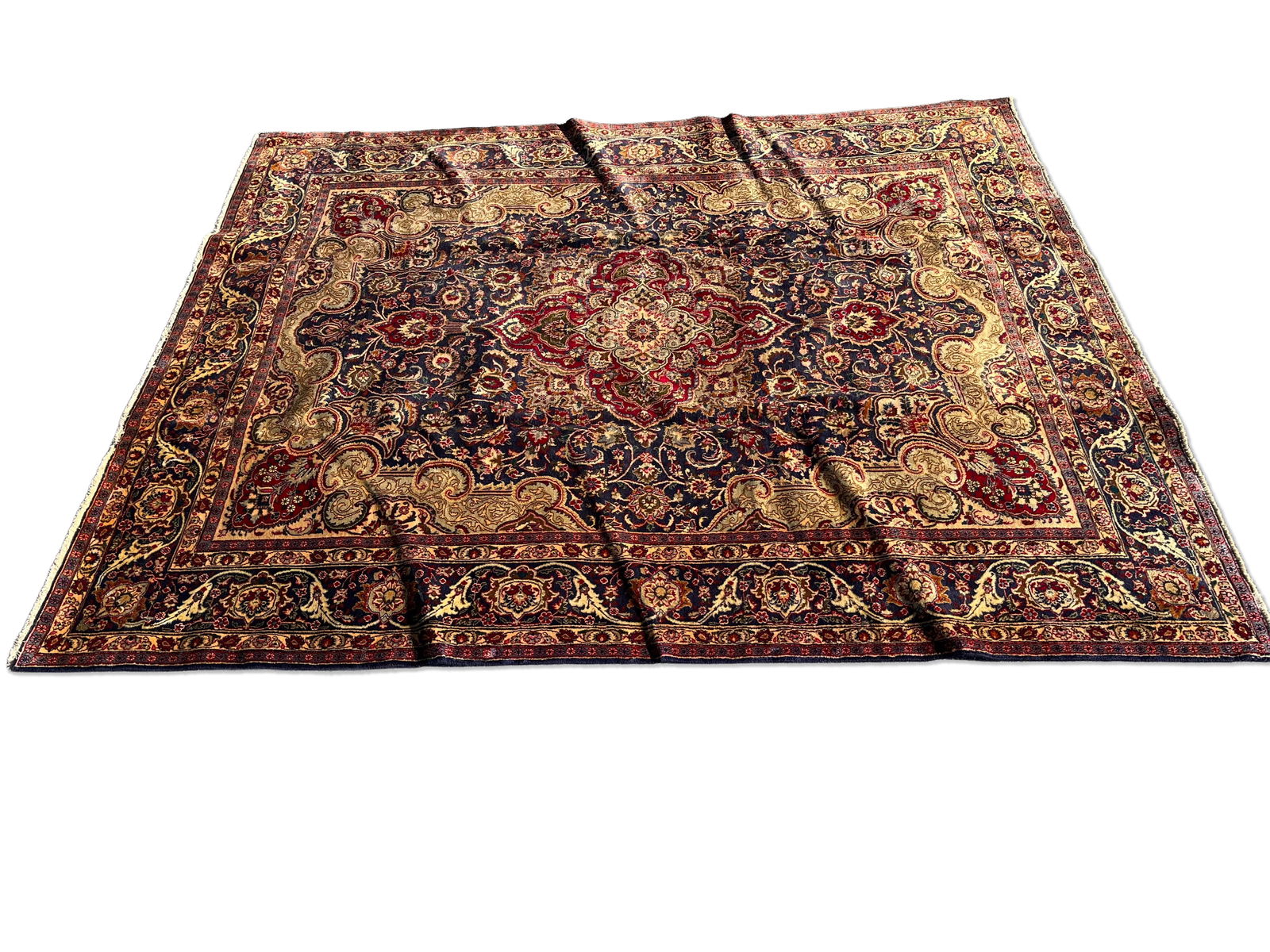 Persian Kerman Style Room Size Carpet, 9ft 5in x 12ft 2in (1 of 9)