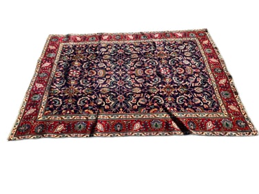Turkish Room Size Carpet, 7ft 9in x 10ft 10in