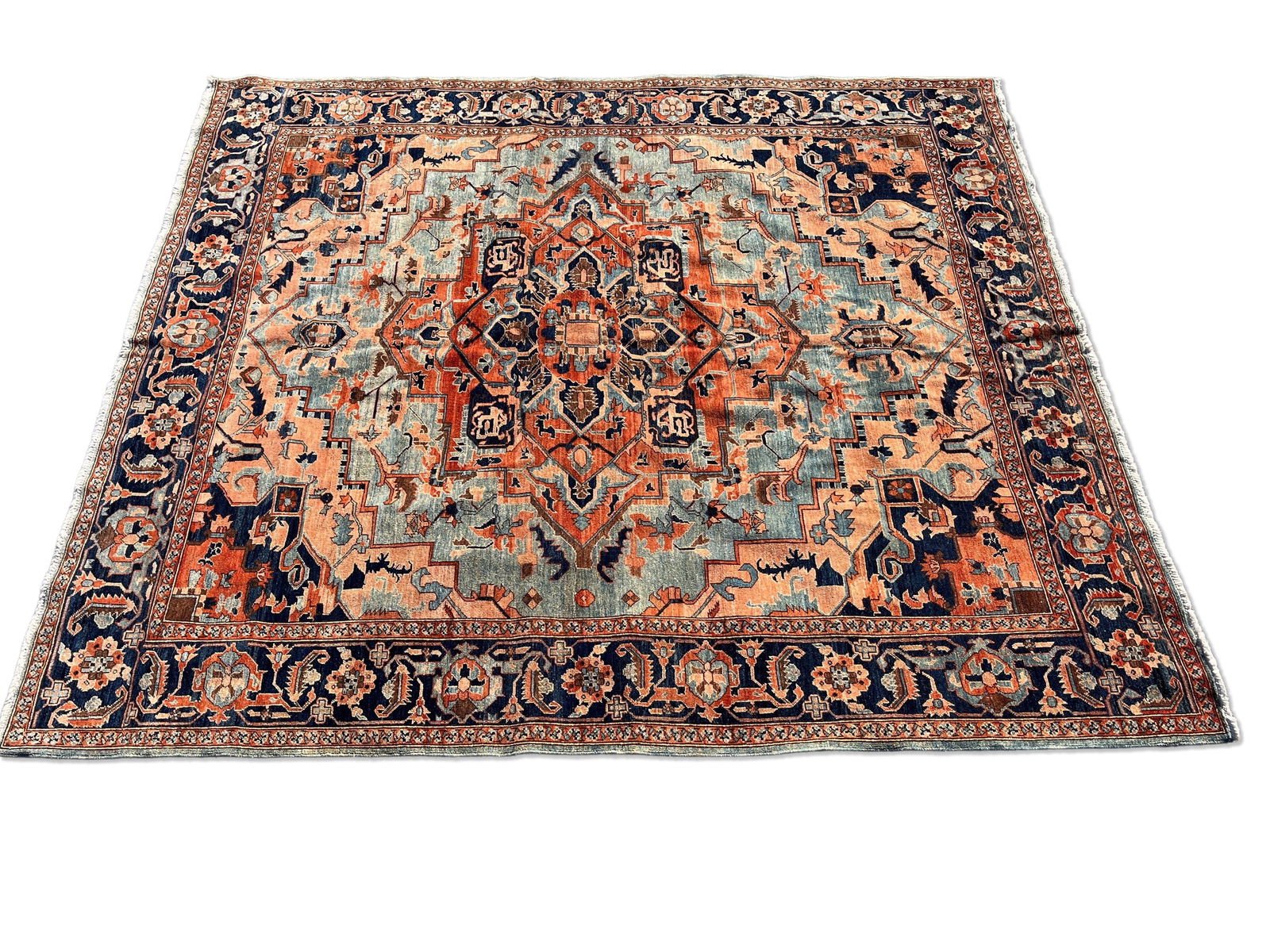 Serapi Heriz Room Size Carpet, 8ft 9in x 10ft 4in (1 of 7)