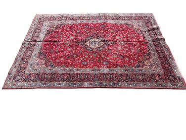 Persian Room Size Carpet, 9ft 10in x 13ft 6in