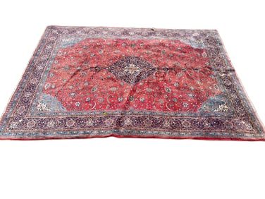 Persian Room Size Carpet, 12ft 9in x 9ft 8in