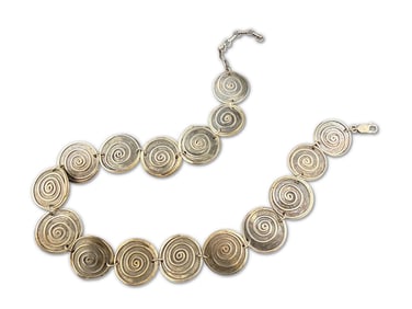 Modernist Sterling Silver Necklace