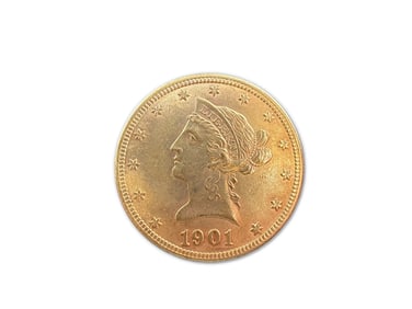 1901 Liberty Head $10 Gold Coin
