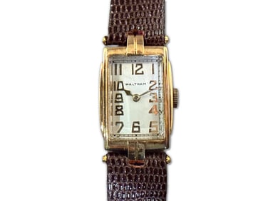 Waltham 14K Yellow Gold Watch