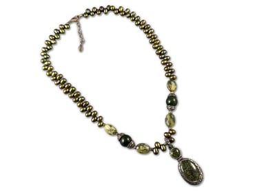 Barse Mixed-Stone Sterling Silver Necklace