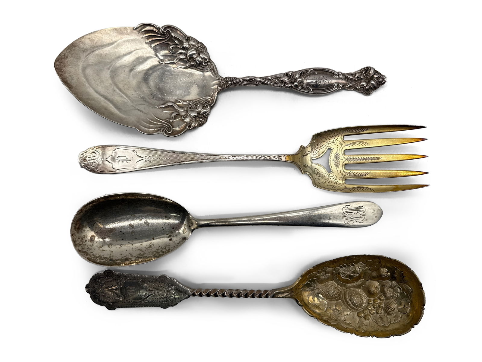 Four Silver Serving Utensils (1 of 5)