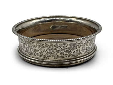 Robert & David Hennell Silver Wine Coaster