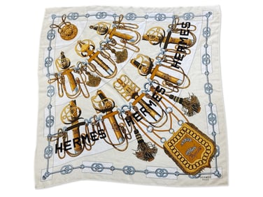 Hermès Cliquetis Silk Scarf