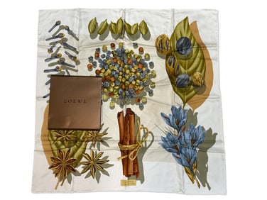 Loewe Las Especias de Ultramar Silk Scarf