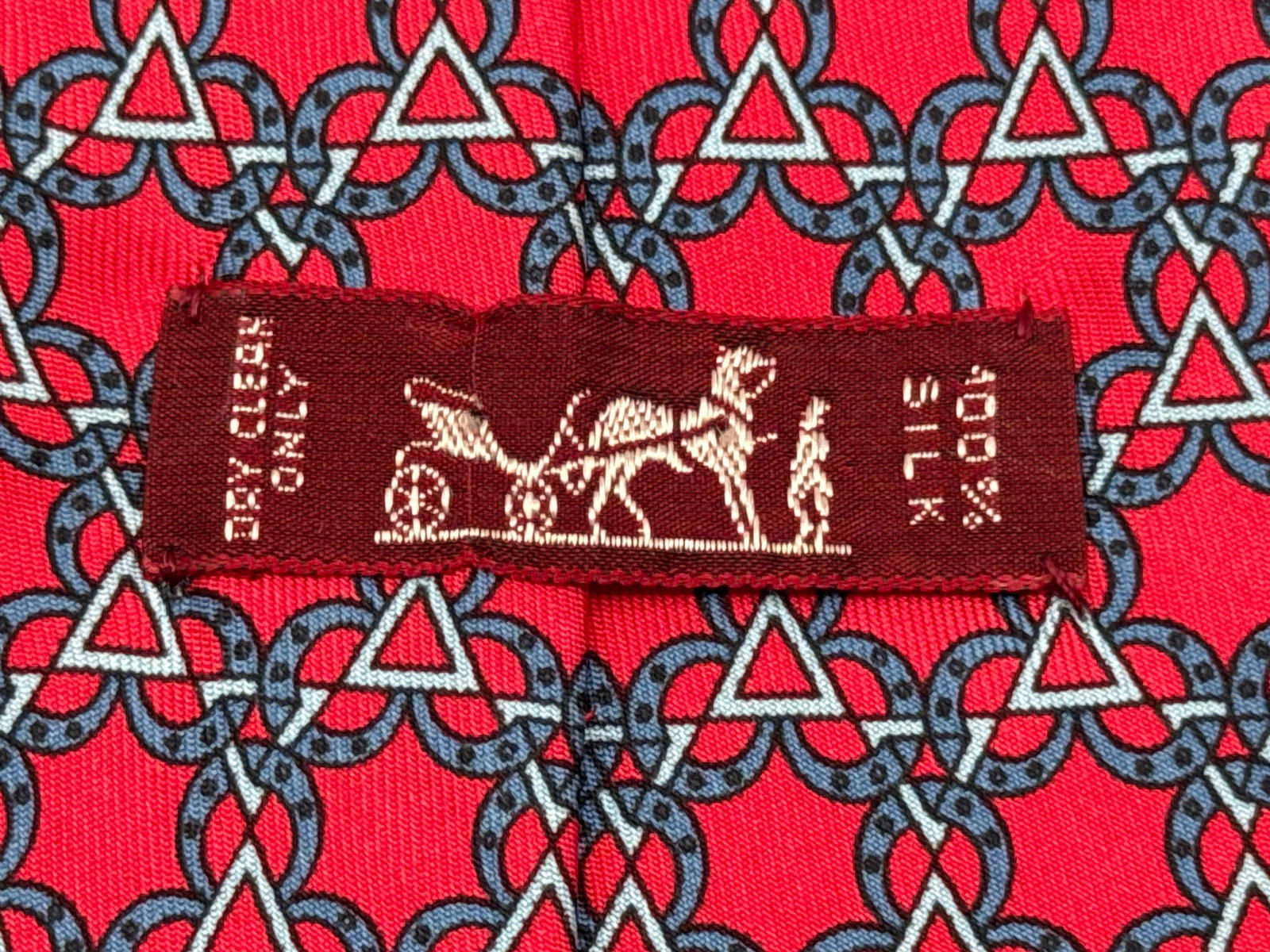 Two Hermès Paris Patterned Silk Ties - 3