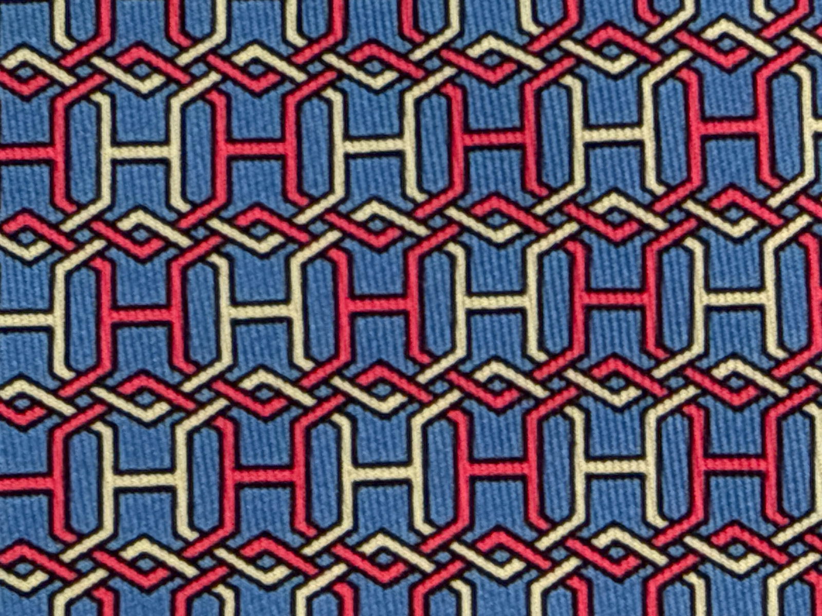 Three Hermès Paris Patterned Silk Ties - 11