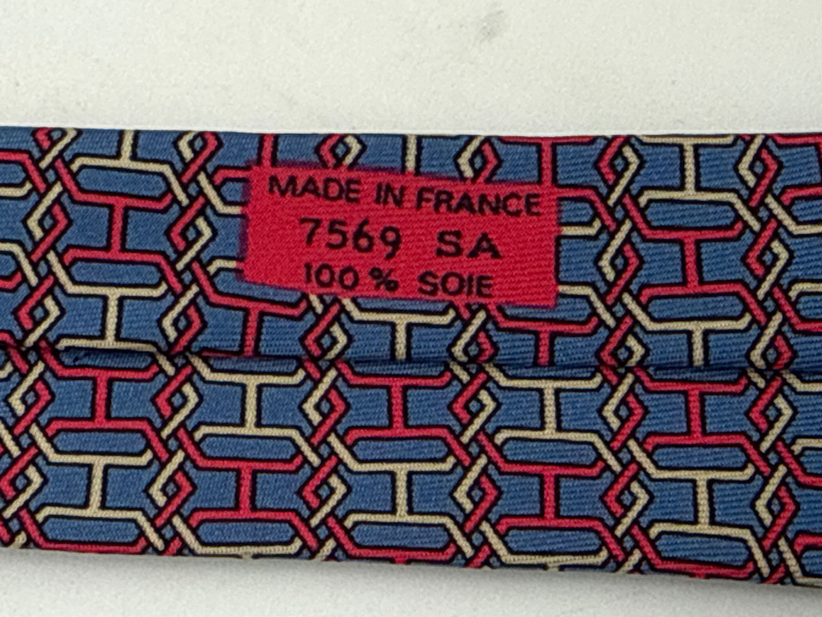 Three Hermès Paris Patterned Silk Ties - 13