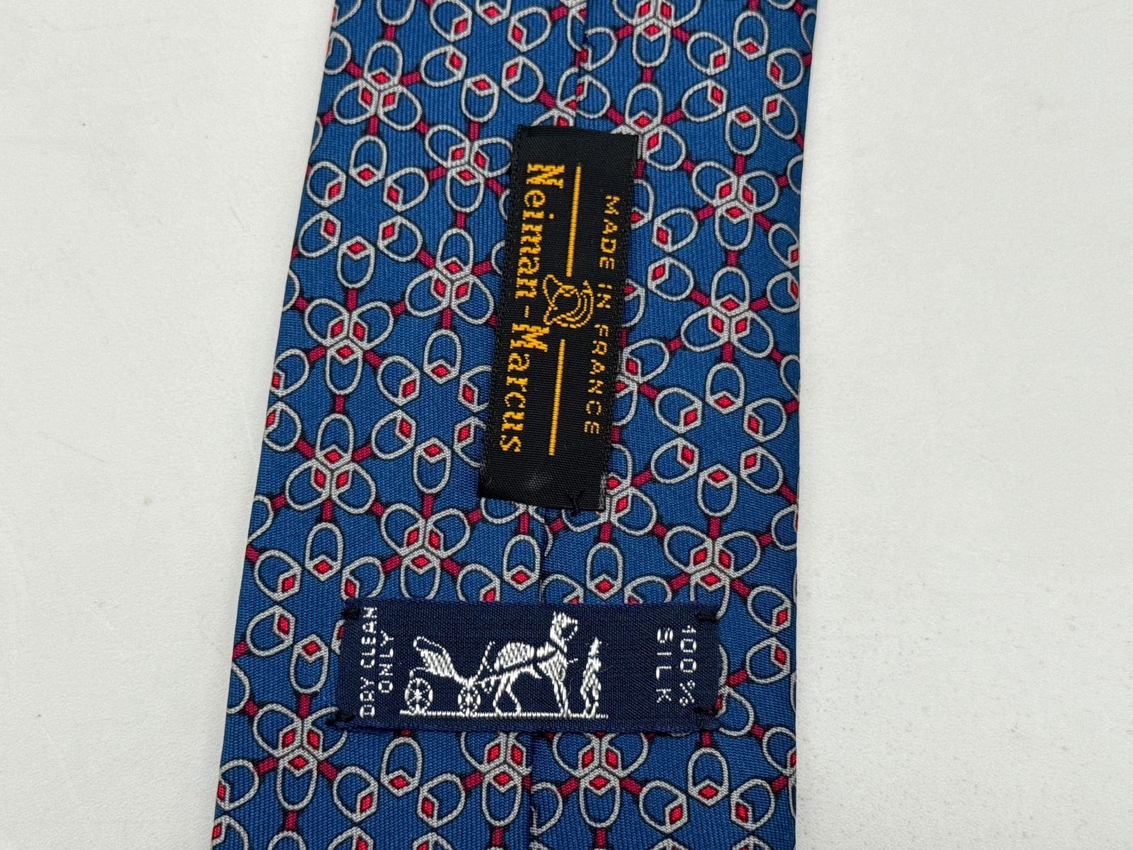 Three Hermès Paris Patterned Silk Ties - 7