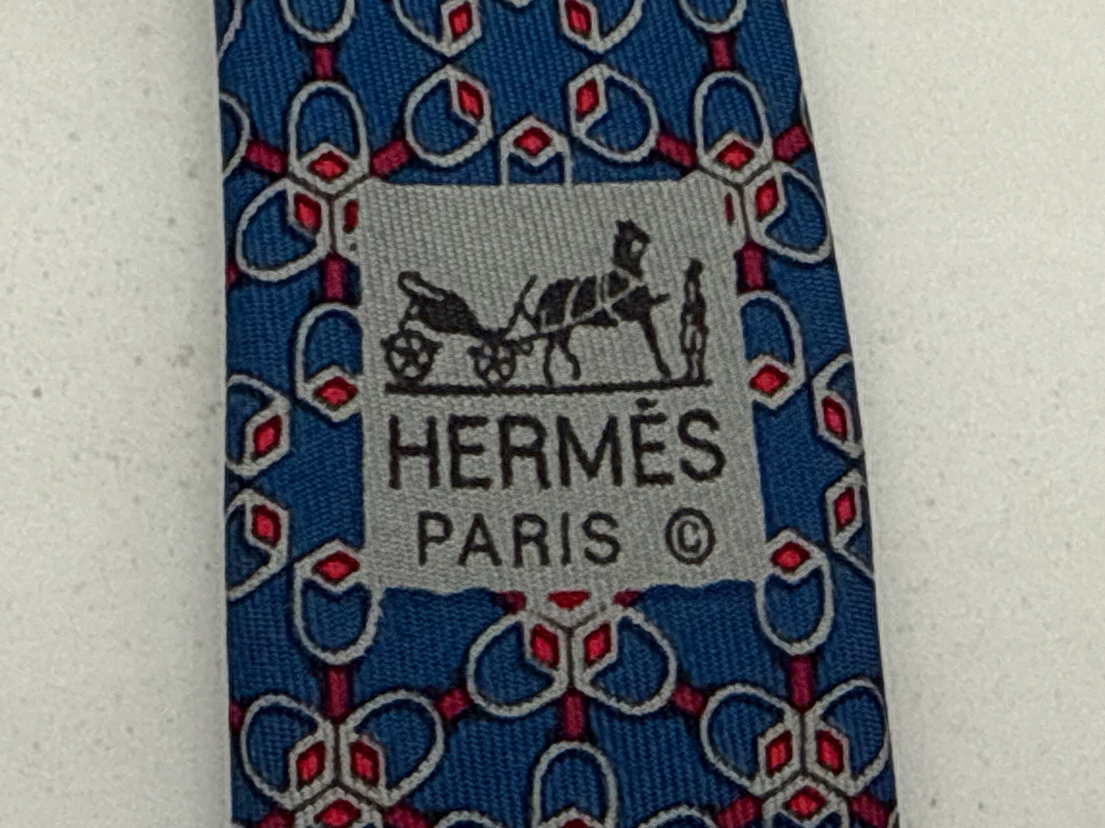 Three Hermès Paris Patterned Silk Ties - 9