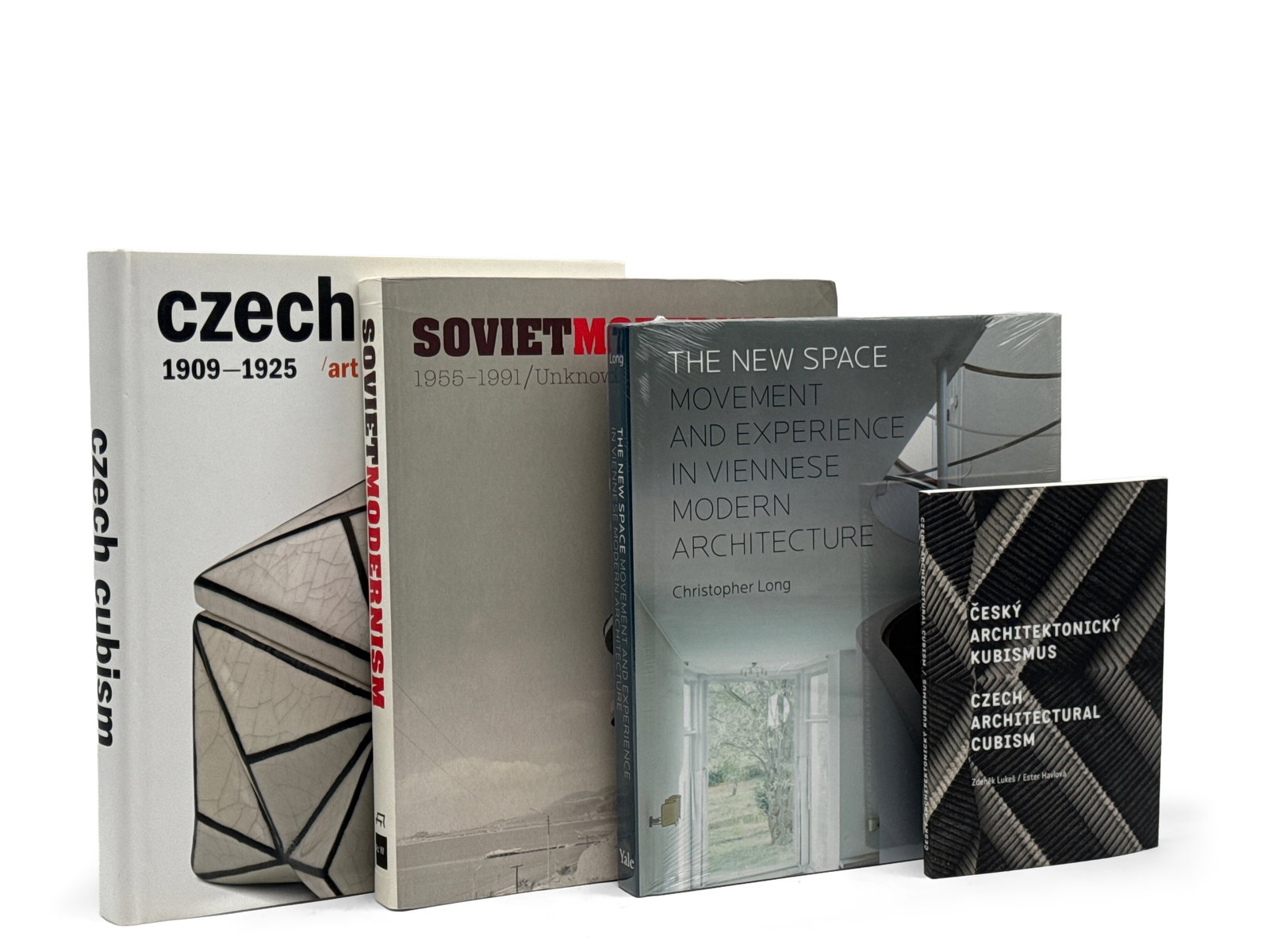 Four Czech Cubism and Soviet Modernism Books: Four Czech Cubism and Soviet Modernism reference books to include "Czech Architectural Cubism" by Zdnek Lukes, "The New Space Movement and Experience in Viennese Modern Architecture" by Christopher