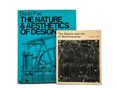 Two David Pye Design Books