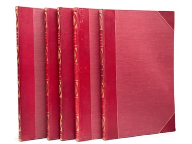 Five Volumes of 19th C. The Human Body Books