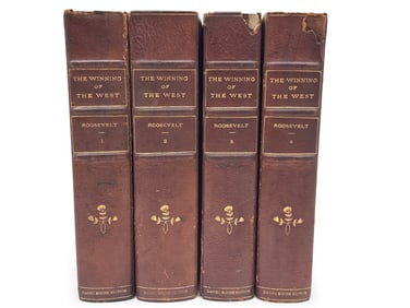 Theodore Roosevelt: Winning of the West, Four Vols.
