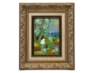 Louis Cardin Enamel/Copper: Playmates