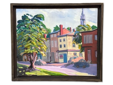 J.D. Lucey Jr. Oil/Canvas: Manayunk