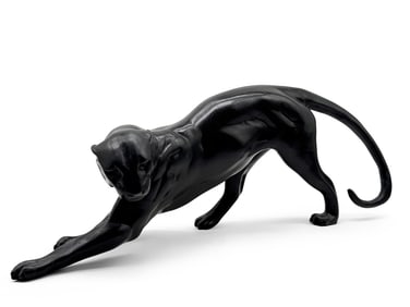 Art Deco Bronze Panther