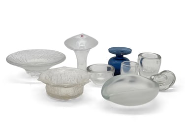 Grouping of Iittala Finnish Art Glass