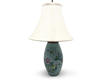 Chinese Celadon-Glazed Vase Lamp