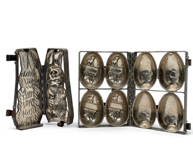 Easter Egg and Easter Rabbit Chocolate Molds