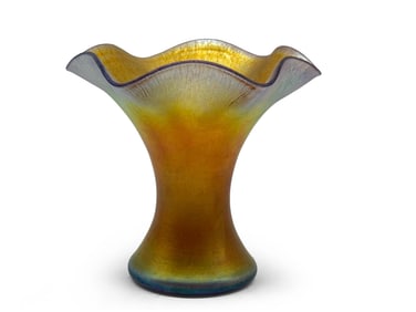 Attrib. Steuben Gold Aurene Floriform Vase