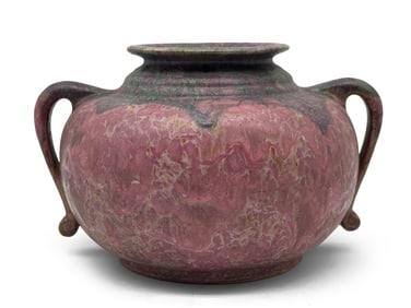 Roseville Carnelian Art Pottery Vase