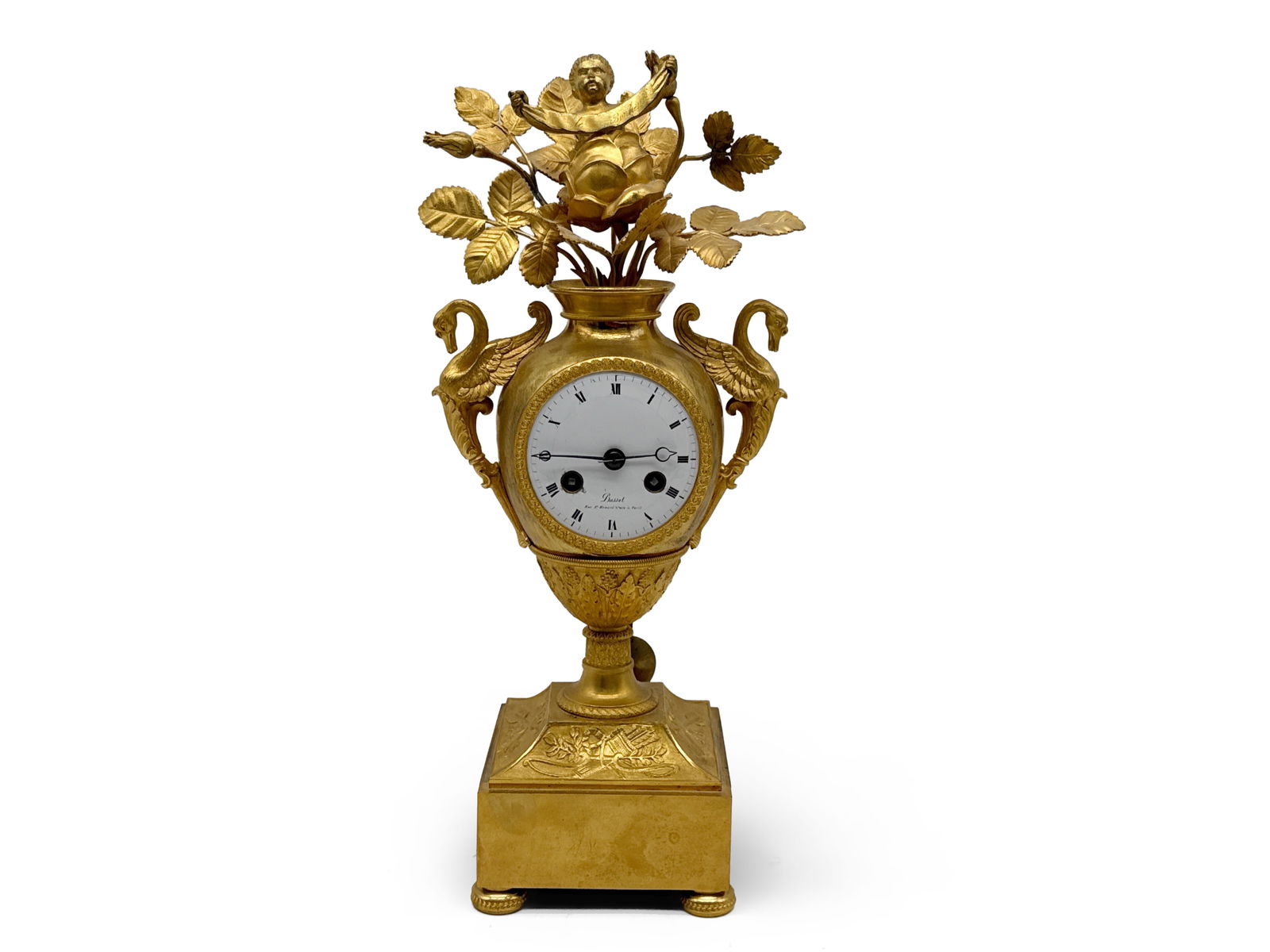 French Empire Ormolu Shelf Clock (1 of 5)