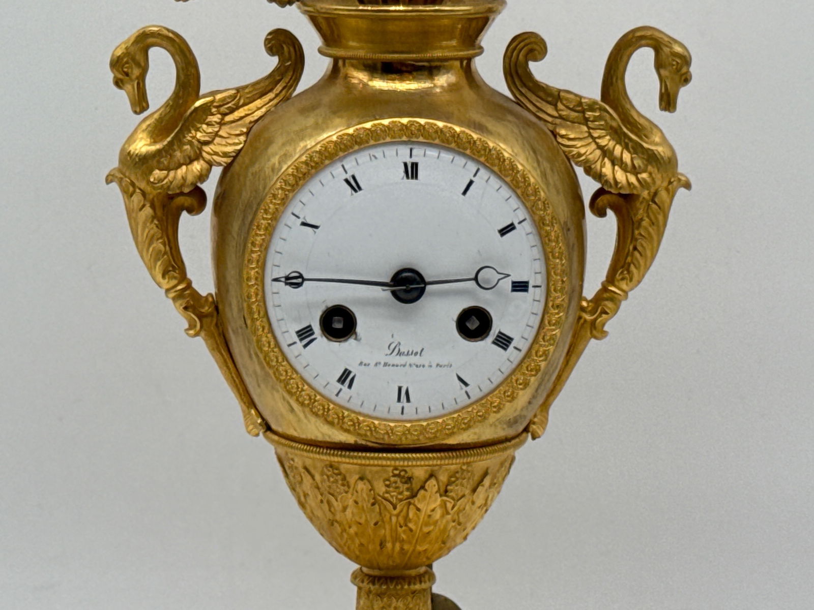 French Empire Ormolu Shelf Clock - 2
