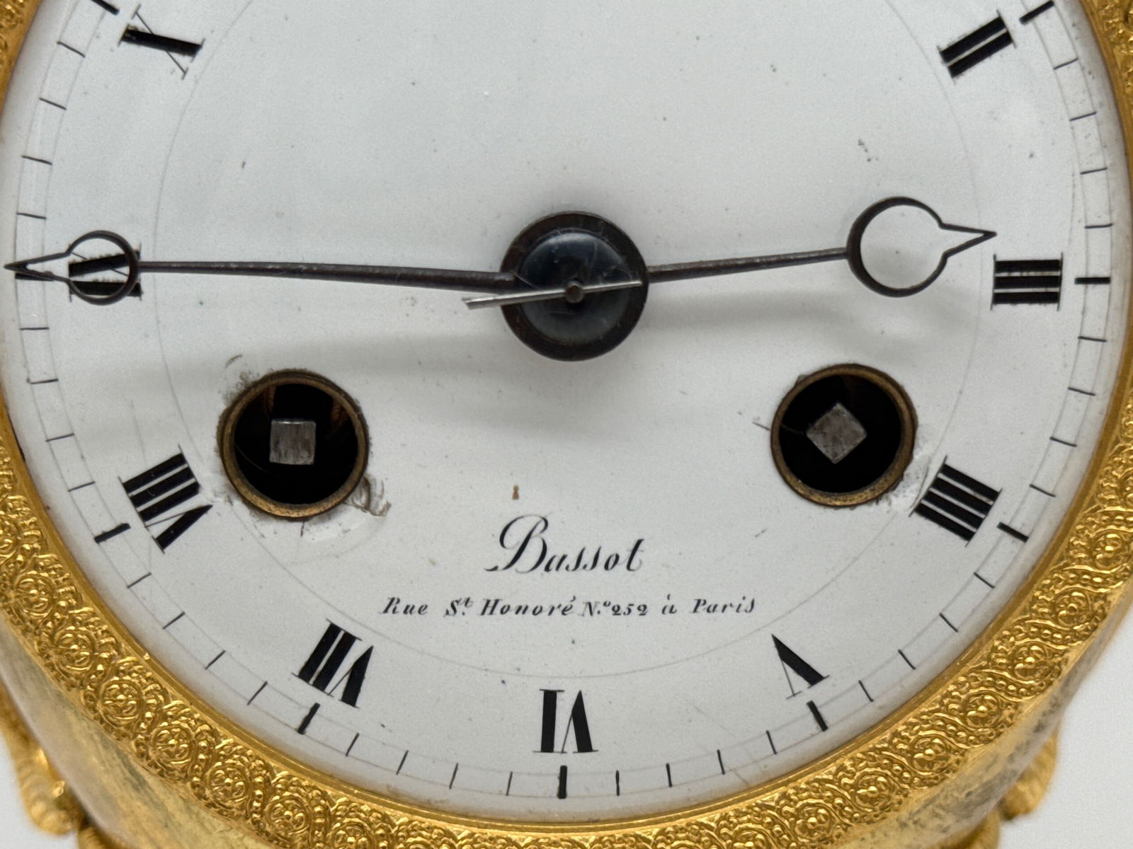 French Empire Ormolu Shelf Clock - 3