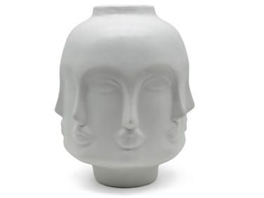 Fornisetti-style Perpetual Face Vase