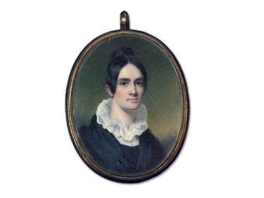 19th C. Miniature Double Portrait