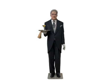 Gary Mirabelle Life-Size Butler Sculpture