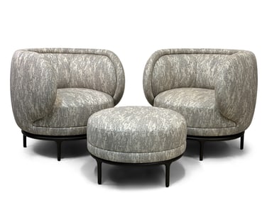 Jaime Hayon Vuelta Swivel Chairs and Ottoman