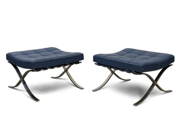 Mies Van Der Rohe Barcelona Stools