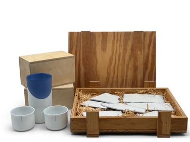 Four Piet Stockmans Porcelain Sculptures