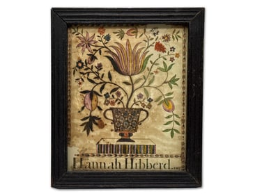 Hannah Hibberd 1807 Watercolor Fraktur