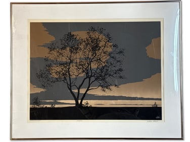Wilbur Streech Lithograph: After Sundown