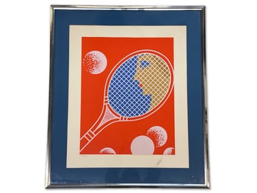 Erté Lithograph: Tennis
