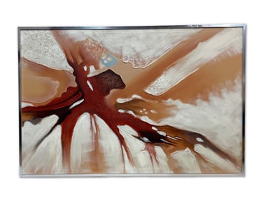 Large Format Oil/Canvas: Abstract