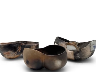 Three Jimmy Clark Ceramic Vessels