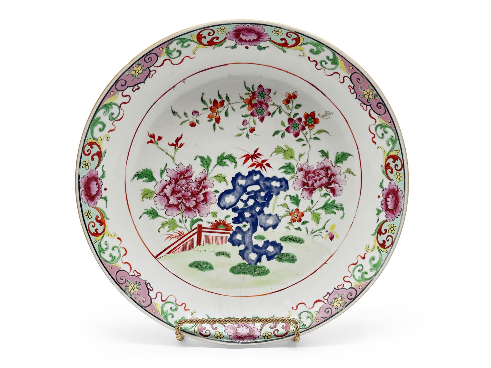 Chinese Famille Rose Charger (1 of 4)
