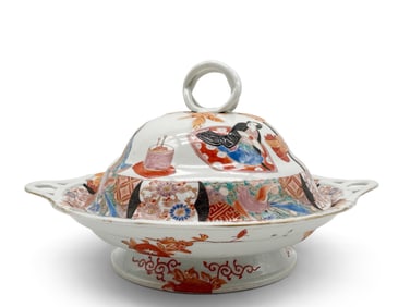 Early Meiji Satsuma Imari Soup Tureen