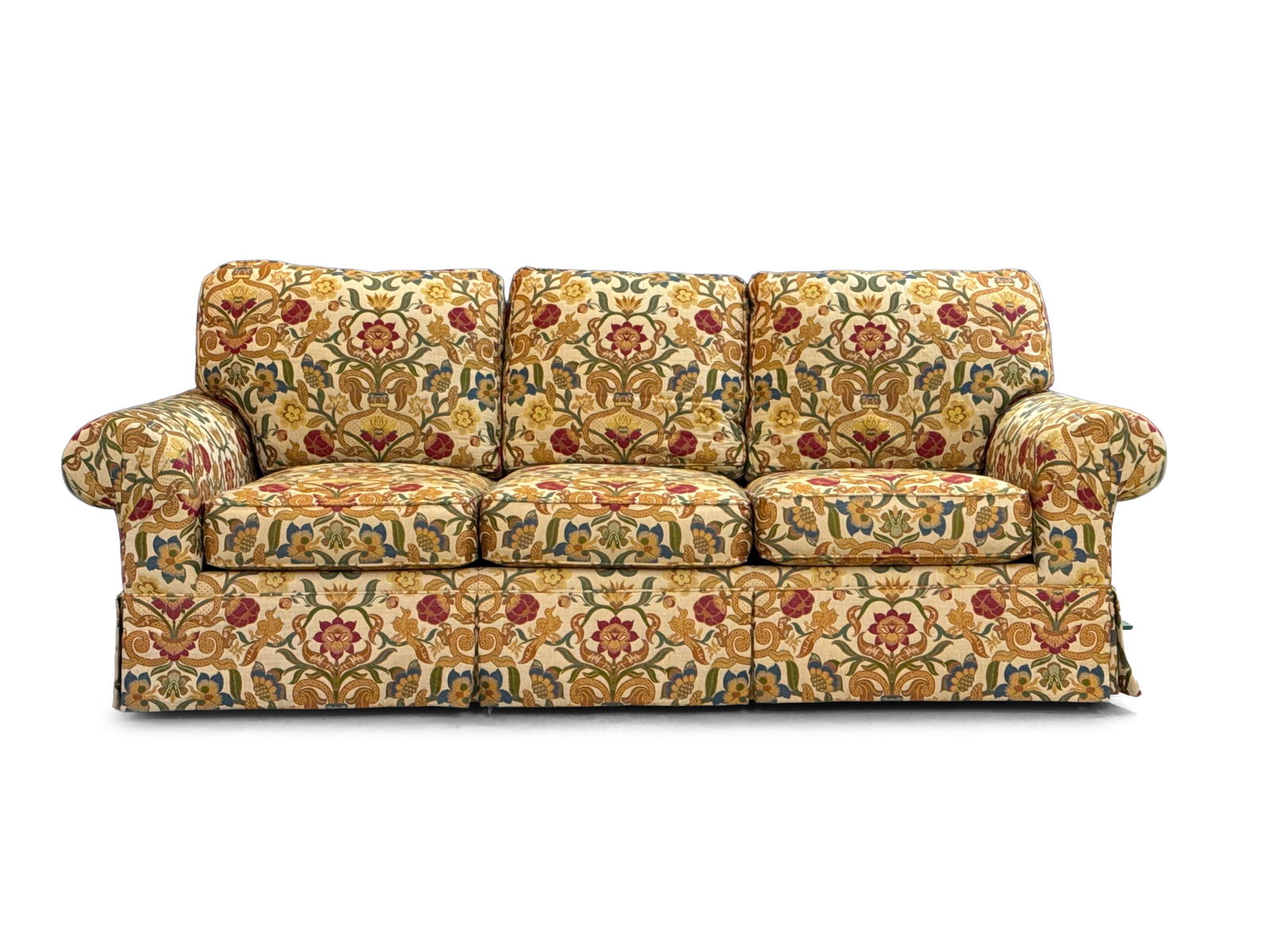 Henredon Upholstered Three-Cushion Sofa (1 of 5)